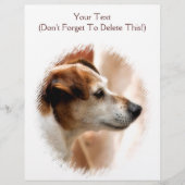 JACK RUSSELL TERRIER DOG FLYER (Voorkant)