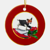 Jack Russell Terrier dog Keramisch Ornament (Voorkant)
