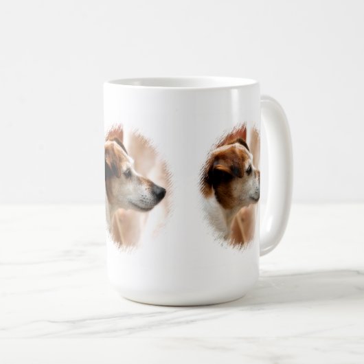 JACK RUSSELL TERRIER DOG KOFFIEMOK (Voorkant rechts)