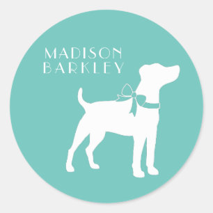 Jack Russell Terrier Dog Puppy Ronde Sticker