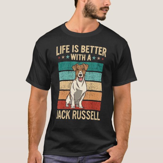 Jack Russell Terrier Dog T-shirt (Voorkant)