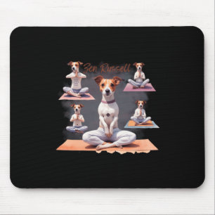 Jack Russell Terrier Dog Zen Moments beroemd gemaa Muismat