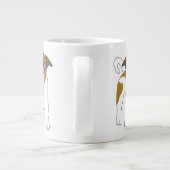 Jack Russell Terrier Extra Grote Mok (Achterkant)