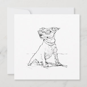 Jack Russell Terrier Feestdagenkaart