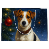 Jack Russell Terrier Gift Bag Groot Cadeauzakje (Achterkant)
