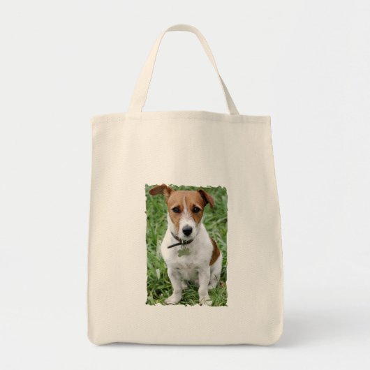 Jack Russell Terrier Grocery Tas (Voorkant)