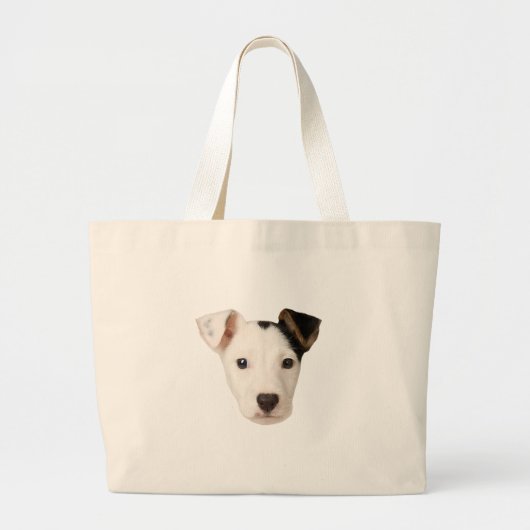 Jack Russell Terrier Grote Tote Bag (Voorkant)