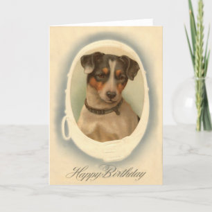 Jack Russell Terrier halsband verjaardag Kaart