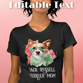 Jack Russell Terrier Hond Moeder Zonnebril T-shirt