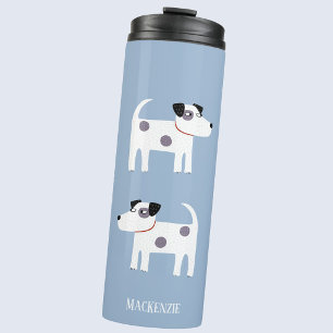 Jack Russell Terrier Honden Aangepaste Naam Thermosbeker