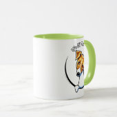 Jack Russell Terrier IAAM Off-Leash Art™ Mok (Voorkant rechts)