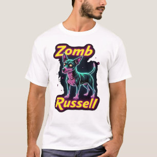Jack Russell Terrier JRT Zombie Hond Halloween Ess T-shirt