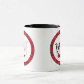 Jack Russell Terrier Kerstmis Mok (Midden)