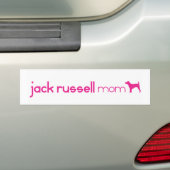 Jack Russell Terrier Moeder Bumpersticker (Op auto)