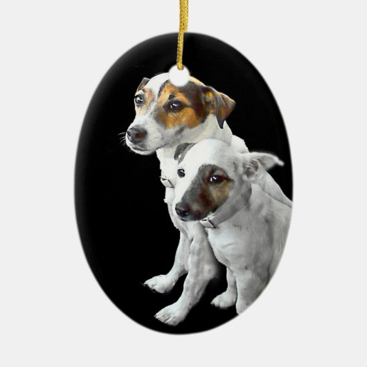 Jack Russell Terrier Ornament Two (Voorkant)