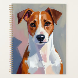 Jack Russell Terrier Painting Dog Pet Planner
