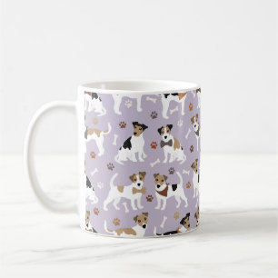 Jack Russell Terrier Paws and Botten Coffee Mok