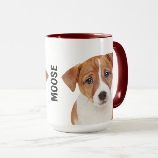 Jack Russell Terrier Personalized Mug Mok (Voorkant rechts)