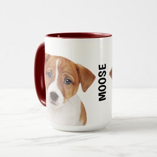 Jack Russell Terrier Personalized Mug Mok (Voorkant links)