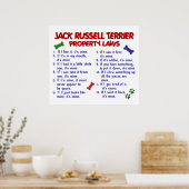 JACK RUSSELL TERRIER PL2 POSTER (Keuken)
