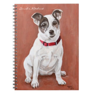 Jack Russell Terrier Portrait-laptop Notitieboek