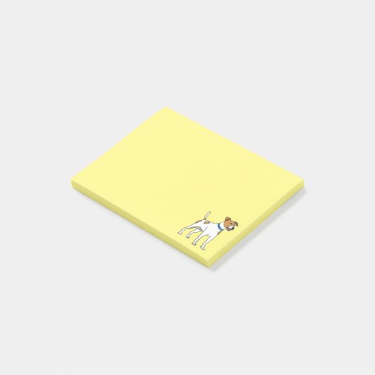 Jack Russell Terrier Post-it® Notes (Schuin)