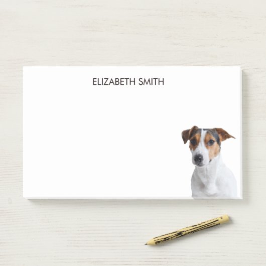 Jack Russell Terrier Post-it® Notes (Op bureau)