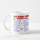 JACK RUSSELL TERRIER Property Laws 2 Koffiemok (Links)