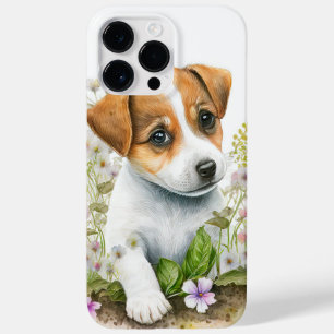 JACK RUSSELL TERRIER PUPPY DOG CUTE WATERVERF Case-Mate iPhone 14 PRO MAX HOESJE