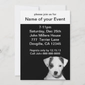 Jack Russell Terrier Puppy Kaart (Achterkant)