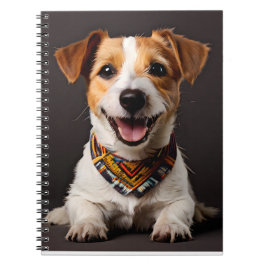 Jack Russell Terrier Realisme Kunstportret Notitieboek