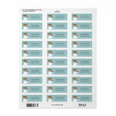 Jack Russell Terrier Return Address Labels (Full Sheet)