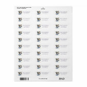 Jack Russell Terrier Return Address Labels (Full Sheet)