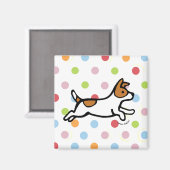Jack Russell Terrier Running Magnet (Recto/Verso)