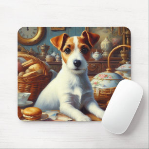  Jack Russell Terrier Schilderij Muismat