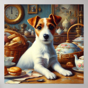  Jack Russell Terrier Schilderij Poster