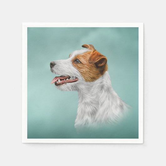 Jack Russell Terrier Servet (Voorkant)
