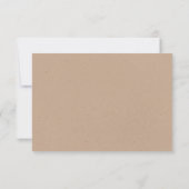 Jack Russell Terrier Silhouettes Mariage RSVP (Dos)