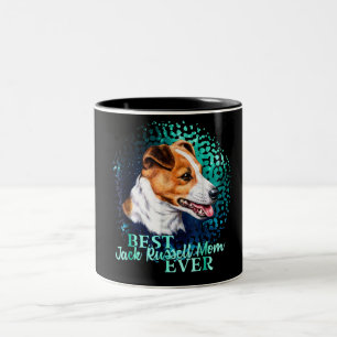 Jack Russell Terrier Two-Tone Coffee Mok