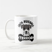 Jack Russell Terror Funny Parsons Terrier Dog Koffiemok (Links)