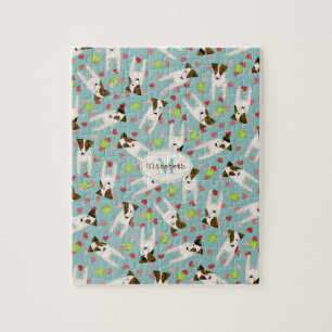 Jack Russells tennisballen harten schattig hondpat Legpuzzel