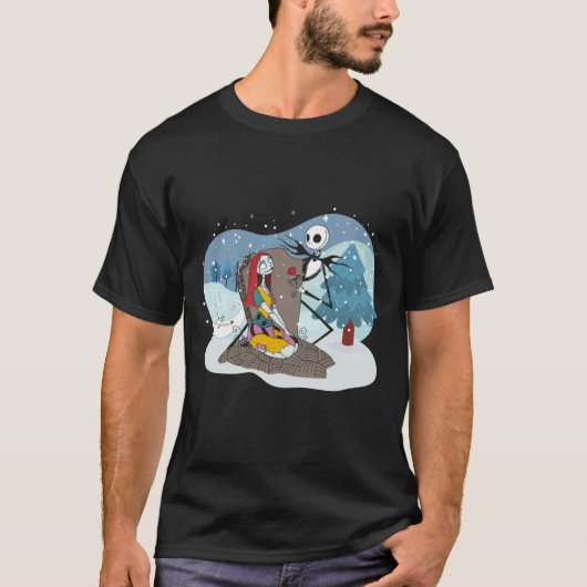 Jack Skellington en Sally The Nightmare Before C T-shirt (Voorkant)