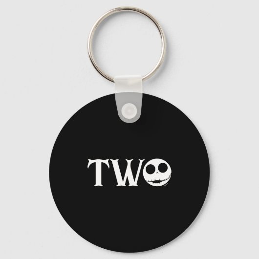 Jack Skellington First Birthday Two Baby  Sleutelhanger (Voorkant)