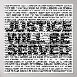 Jack Smith Anti Trump Aanklacht Politiek citaat P Poster