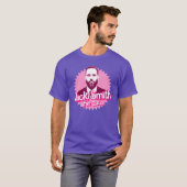 Jack Smith Fan Club in Roze T-shirt (Voorkant volledig)