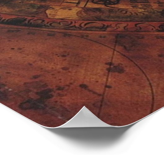 Jack Sparrows Map Sao Feng Replica Map Poster (Hoek)