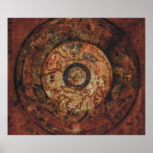 Jack Sparrows Map Sao Feng Replica Map Poster (Voorkant)