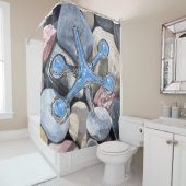 Jack sur les roches - rideau en douche de (En situation)