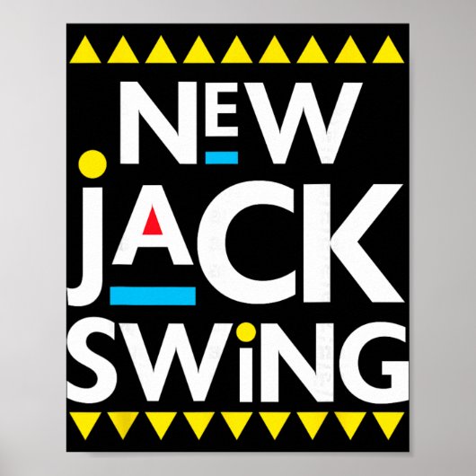 Jack Swing 90s R&b Hip Hop Poster (Voorkant)