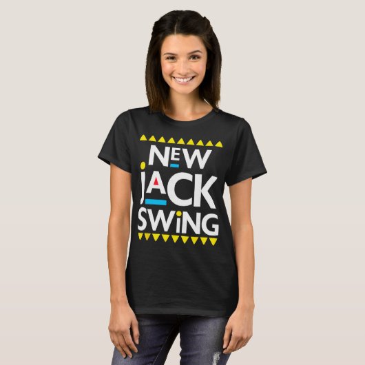 Jack Swing 90s R&b Hip Hop T-shirt (Voorkant volledig)